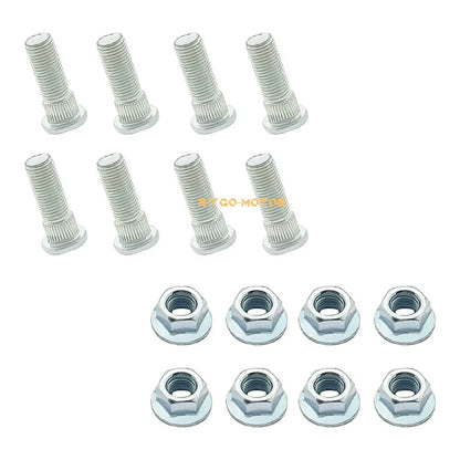 Rear Wheel Studs 3/8" - 8 Pack for Polaris Trail Blazer 250 400 500