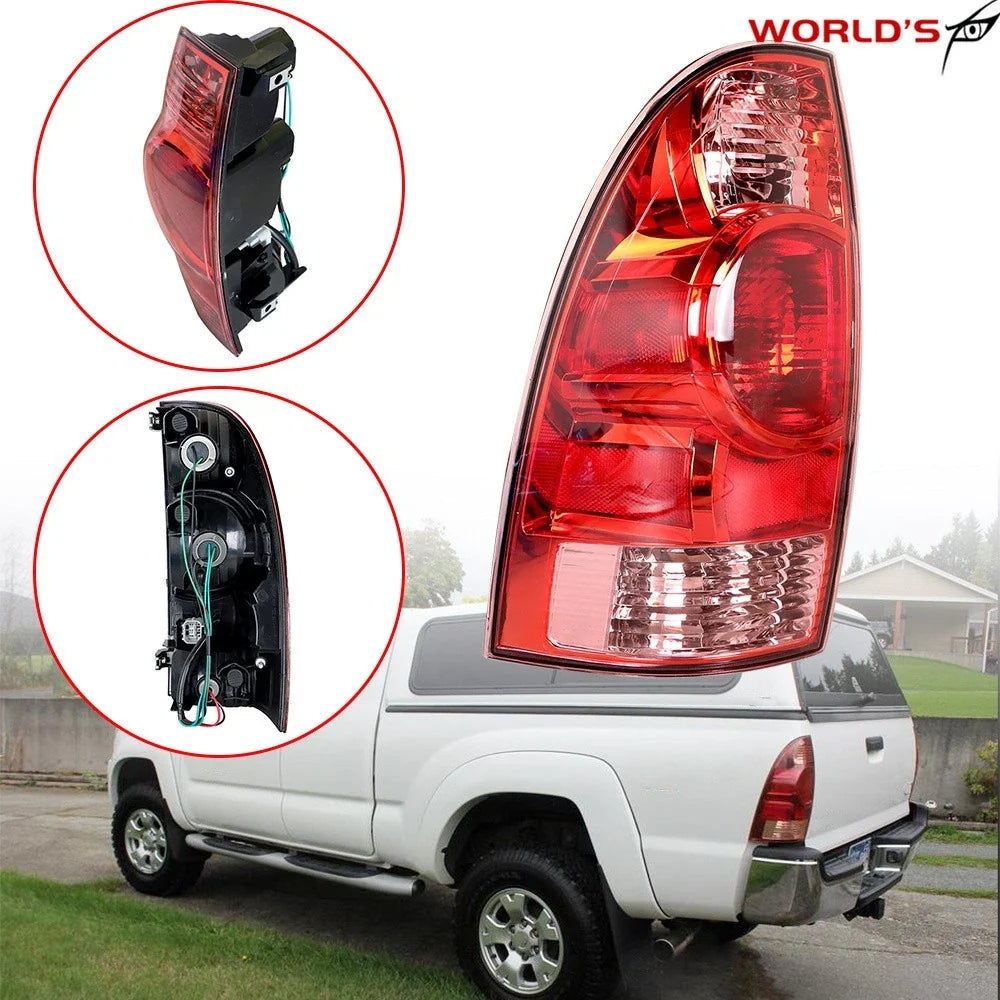 Passenger Right Side Tail Light for Toyota Tacoma (2005–2015) Red