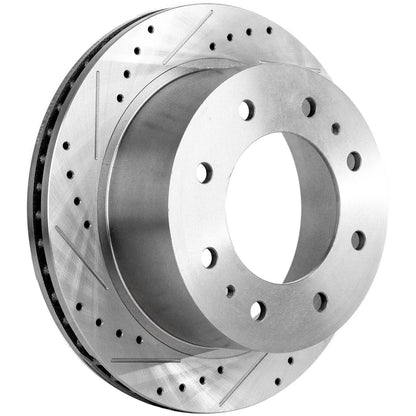 Front and Rear Brake Rotors for 2001-2010 Chevy Silverado 2500 HD