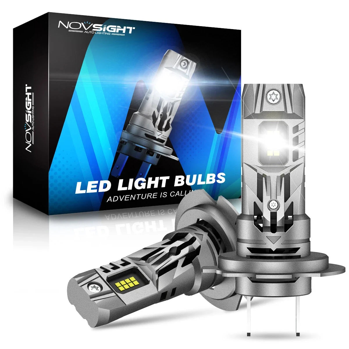 LED Headlight Bulb Kit H7 for High Low Beam (2000LM, 6500K)