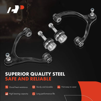 6-Piece Front Upper Control Arm Set for Ford Crown Victoria 1992-2011