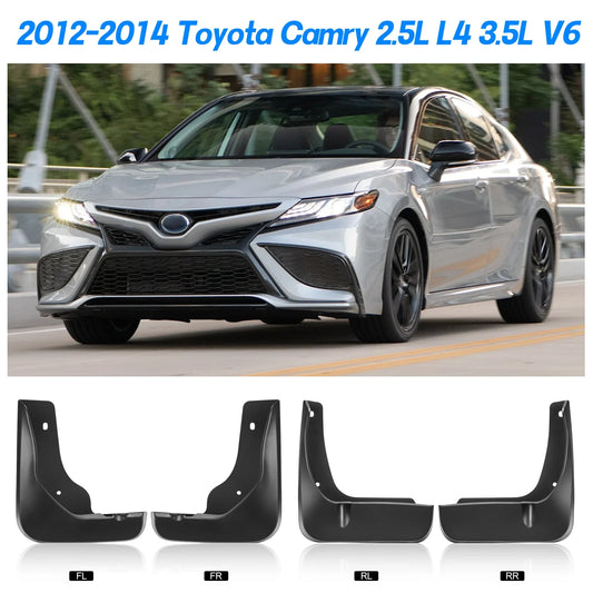 Set of 4 Mud Flaps for Toyota Camry (2012–2014) - Full Splash Guards