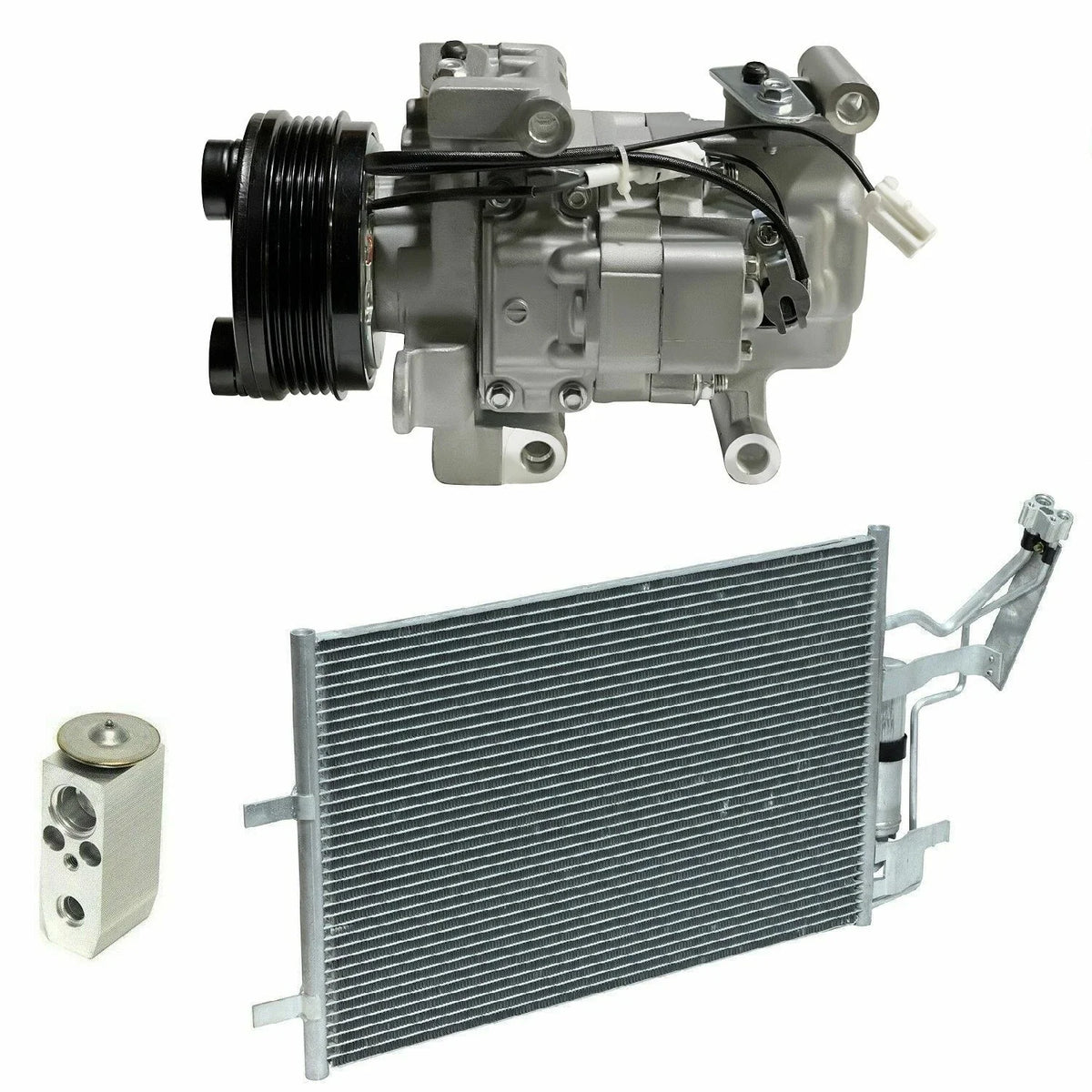 AC Compressor Kit With Condenser for Mazda 5 2.3L (2009–2015)