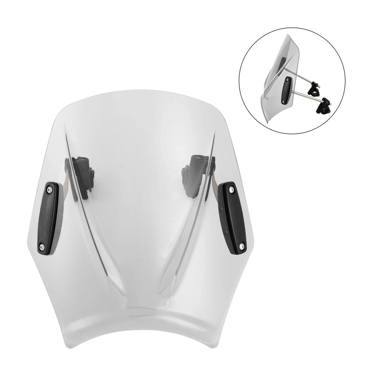 22mm / 7/8" Handlebar Motorcycle Windshield (Universal Application)