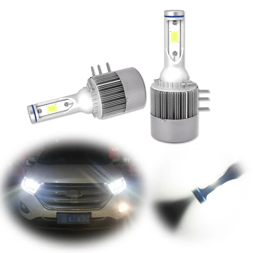 H15 High Power White Headlight DRL Bulbs for Ford Explorer (2016–2018)