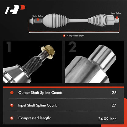 Front Right CV Axle for Honda Insight 2019 to 2022