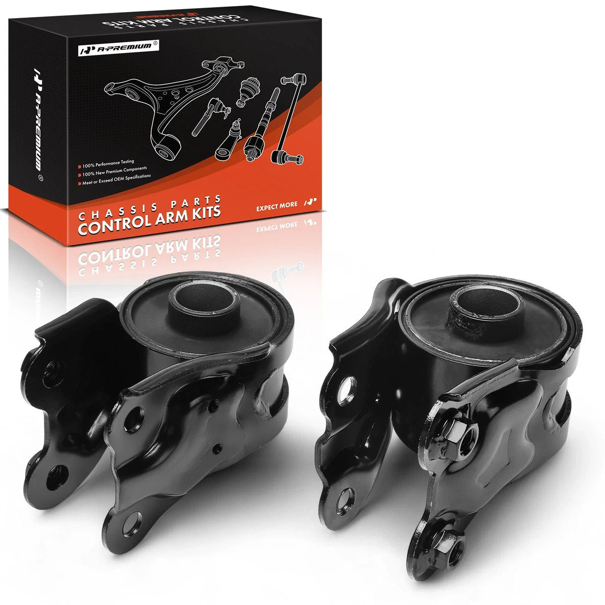2X Suspension Control Arm Bushing for Ford Edge (2007–2014)