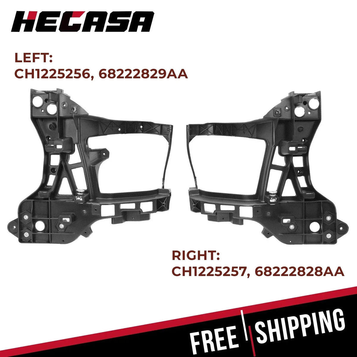Headlight Brackets Pair for Classic Ram 2500 3500 1500 (2013–2024)