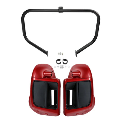Vented Fairing Engine Guard Bar for Harley Touring Models 2014-2024