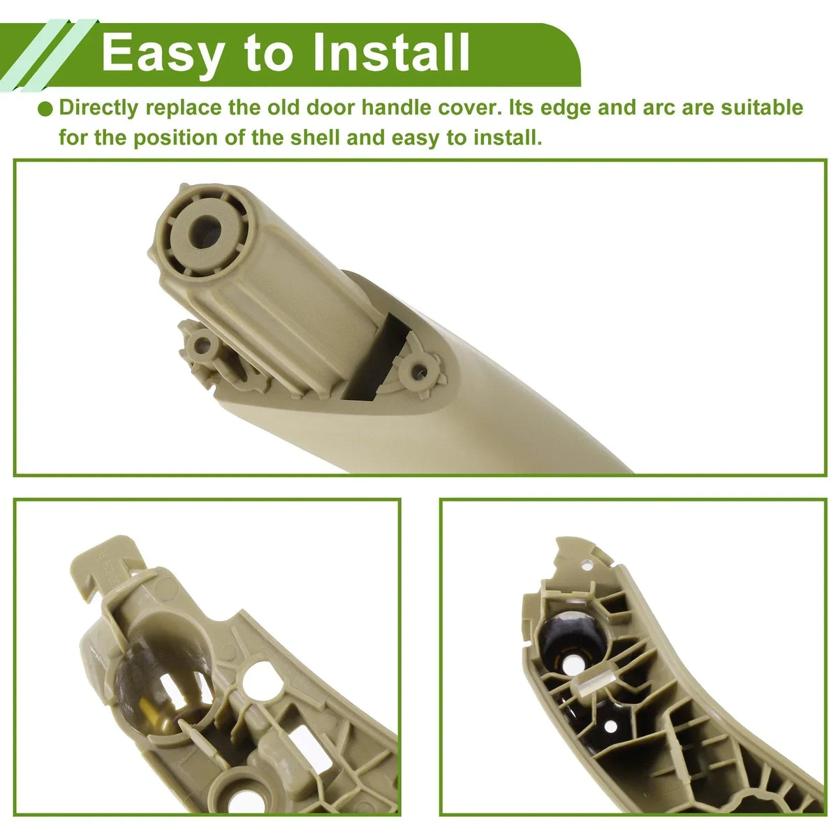Door Handle Trim Cover in Beige for BMW 5 Series G30