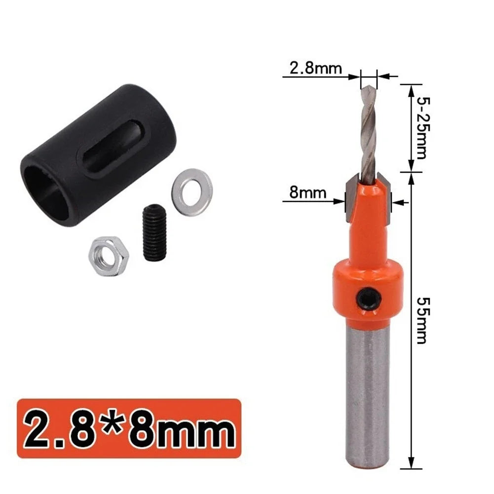 Self Tapping Screw Taper Countersink Drill Bit for Woodworking