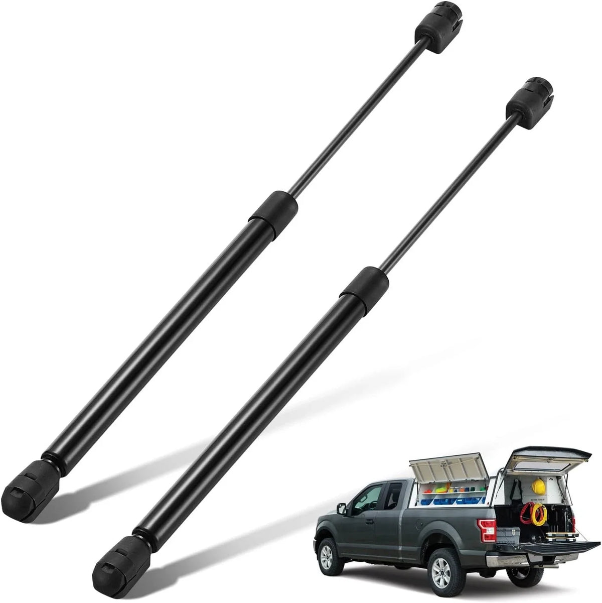 Gas Strut for Leer Camper Shell Snugtop Cap Topper (16in, 28Lbs, 125N)