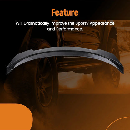 Trunk Lip Spoiler Wing in Carbon Look ABS Plastic for Toyota Camry 2018-2024