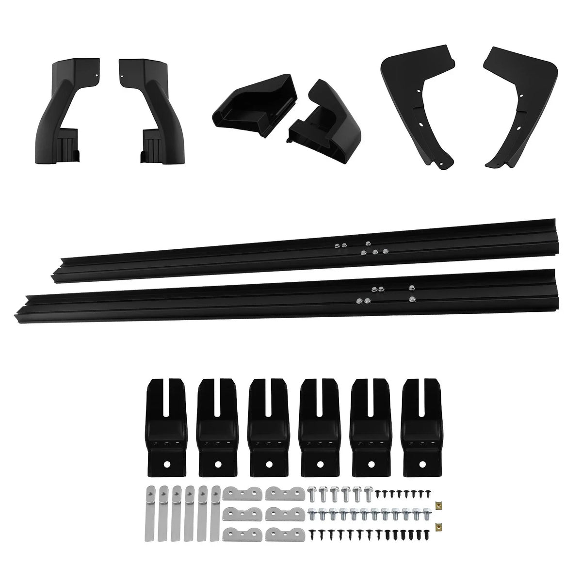 Black Running Board Nerf Bars for Ford Explorer (2020–2026)