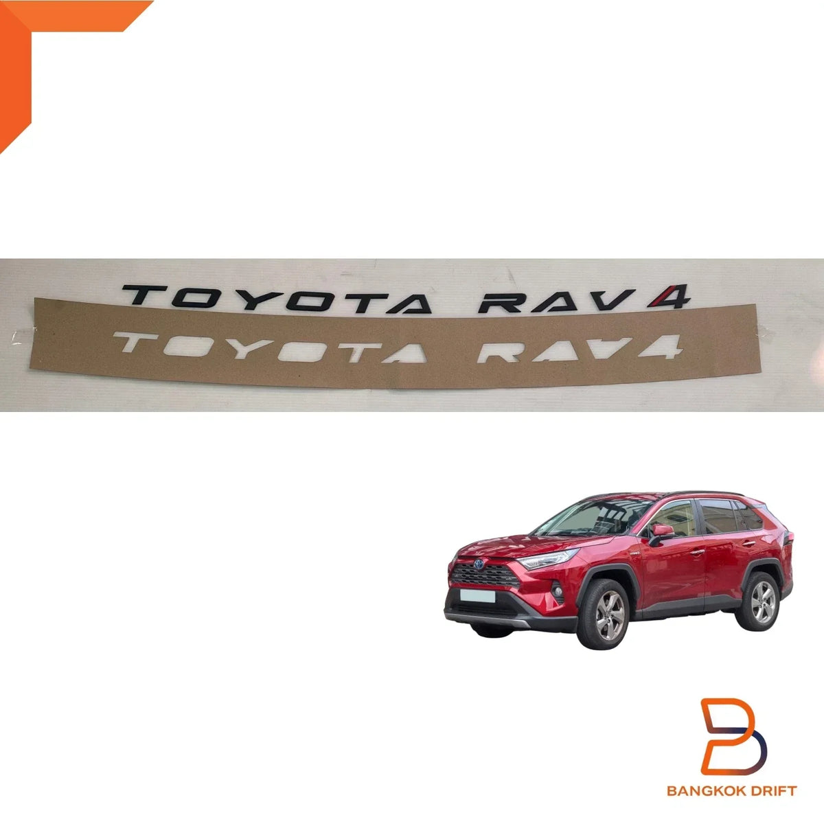 Acrylic Logo Emblem Badge for Toyota RAV4 (2019-2023)