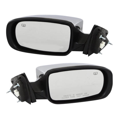 Power Mirror Heated Manual Fold Chrome Set of 2 for Chrysler 200 (2011–2014)