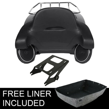 Trunk Backrest Speaker Mounting Rack for Harley Touring 2014-2026