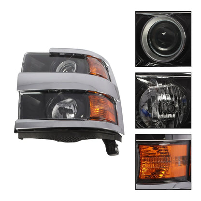 2015-2019 Chevy Silverado 2500HD/3500HD Driver Side Halogen Headlight