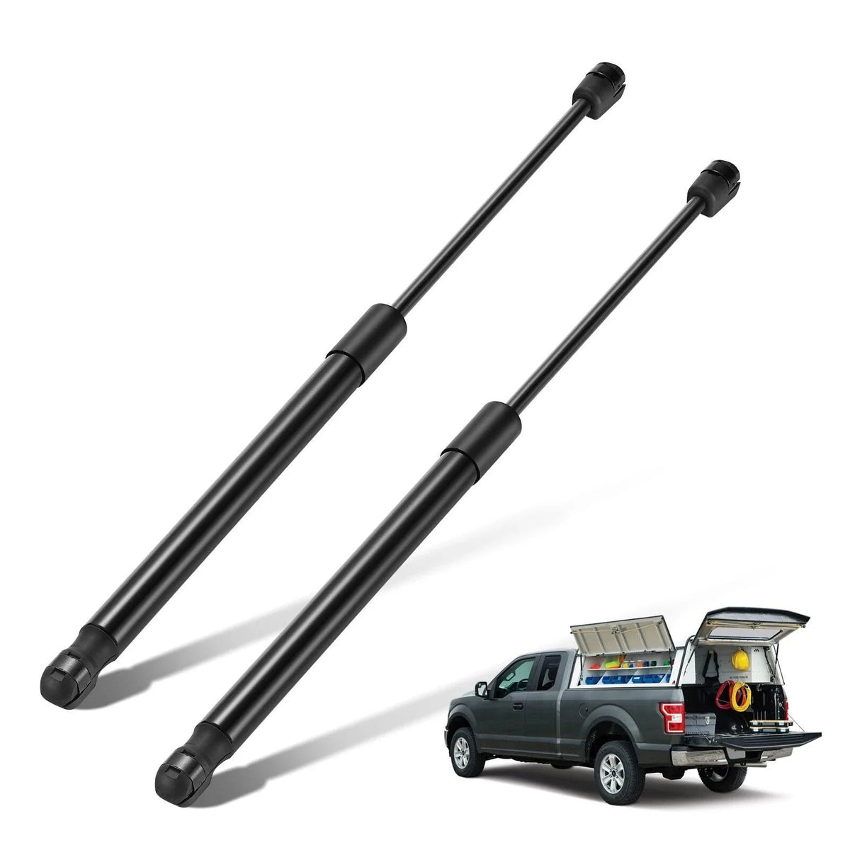 2X Gas Strut for Camper Shell Truck Topper Rear Window (C16-02648)