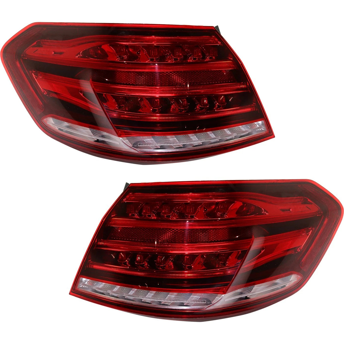 Left & Right Outer Tail Light Set for Mercedes Benz E250 (2014) Halogen