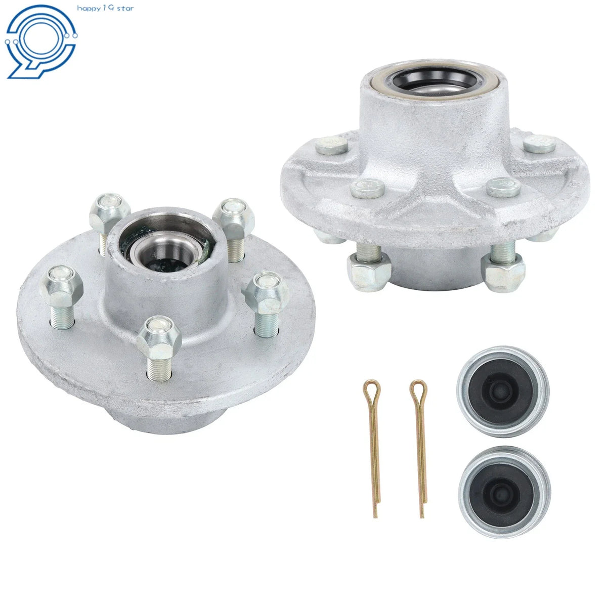 Galvanized Hub Kit for 5 Lug Vehicles (1-3/8" x -1/16")