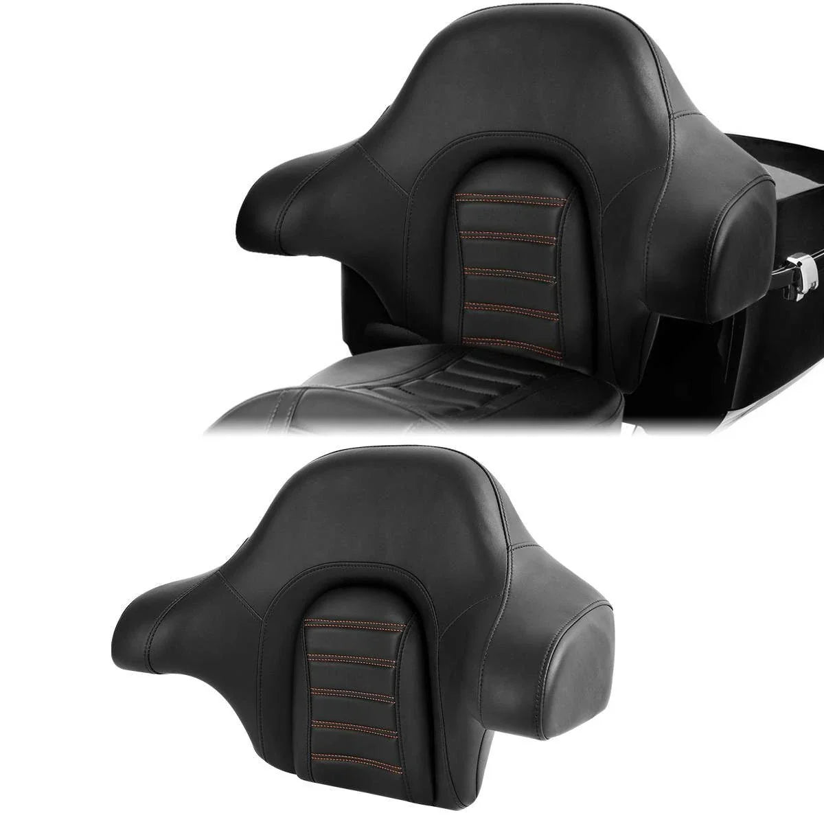 Chopped Trunk Backrest Pad for Harley Touring 2014–2024