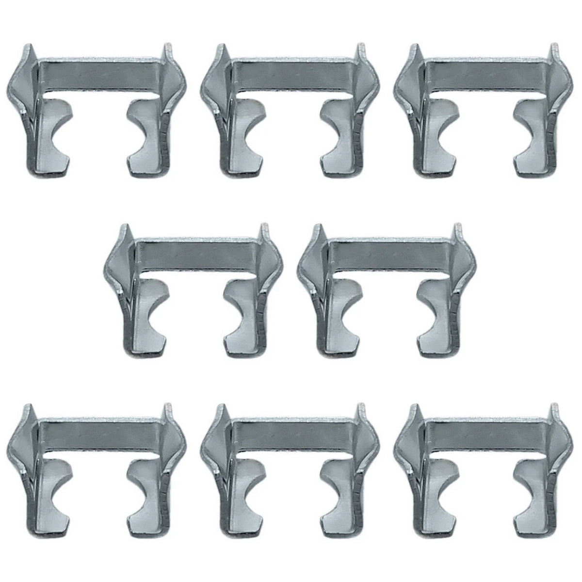 8pc Fuel Injector Clip Set for Ford Lobo 5.4L V8, Mustang 3.7L V6 (NA)
