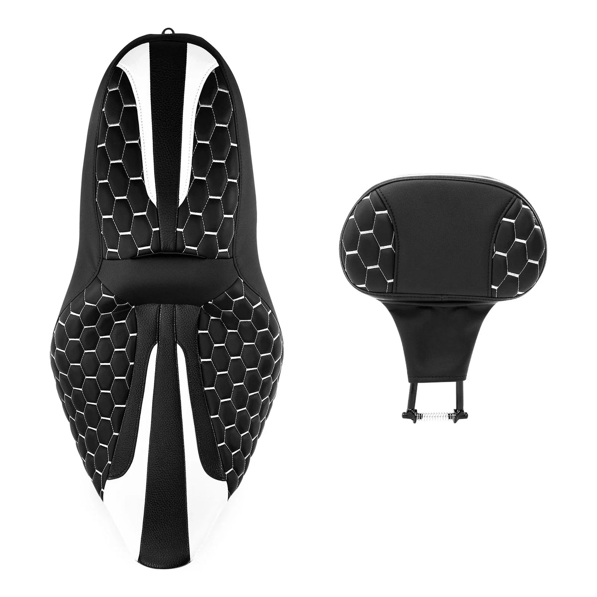 Driver Passenger Seat & Backrest Pad for Electra Glide 2009-2023