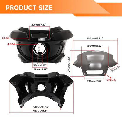 Fairing Windshield Headlight for 2022 Harley FXRST 1YZZ