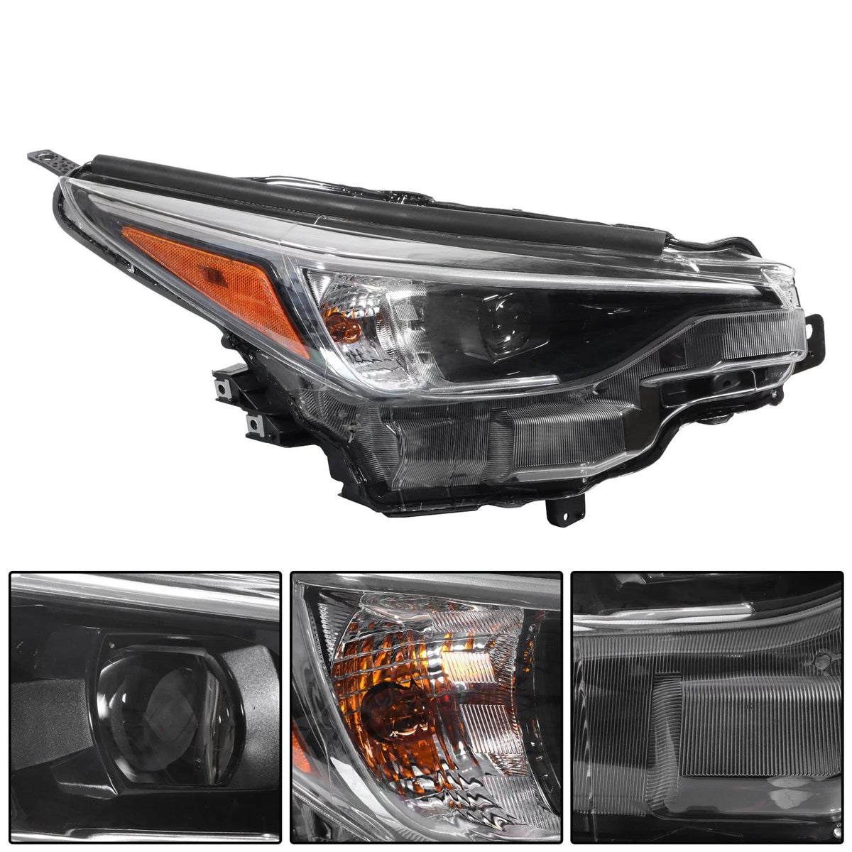 LED Headlight Assembly RH Black Housing for 2024-2025 Subaru Impreza