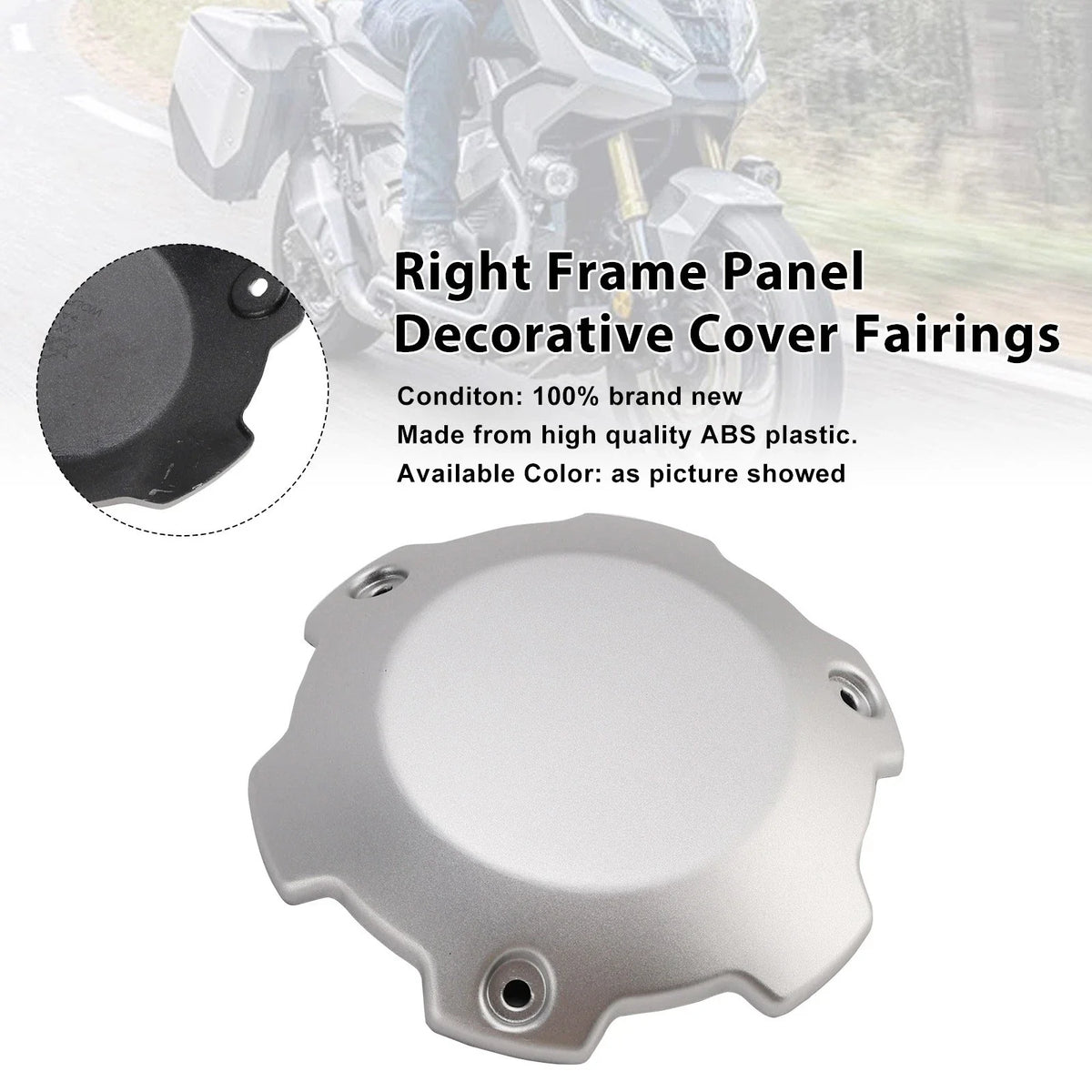 Right Frame Panel Decorative Cover for Honda X-ADV 750 (2021–2025) Silver