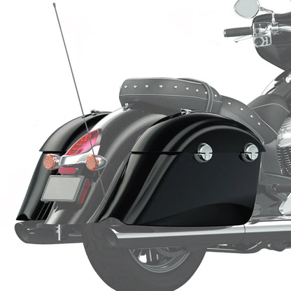 Hard Saddlebags Electronic Latch Lid Compatible with Indian Chieftain 2016-2018