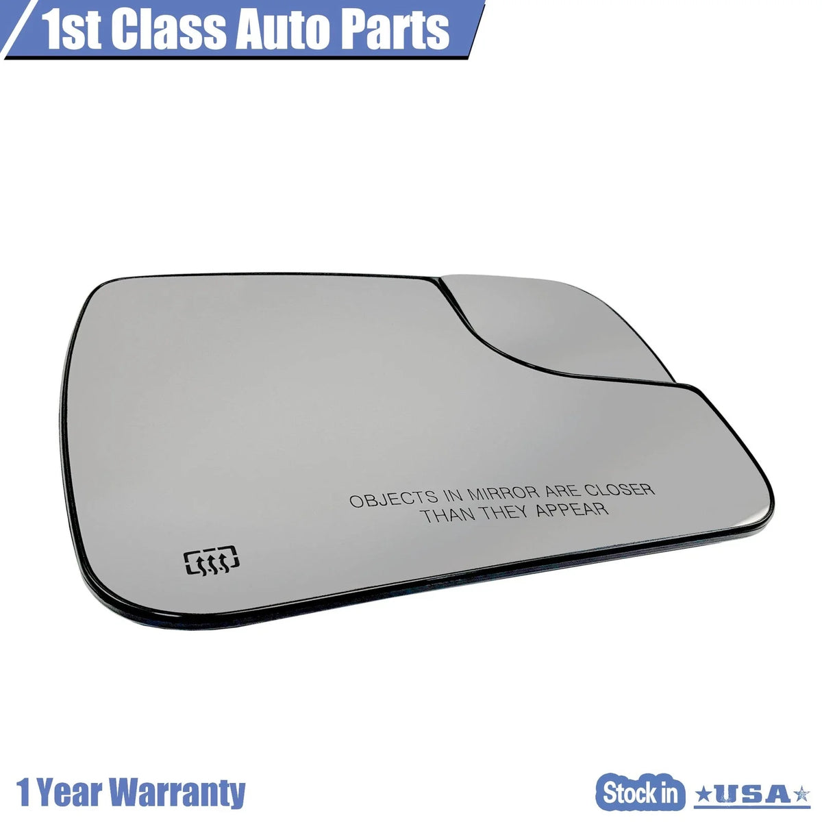 Mirror Glass for Ram 1500 (2019–2021) Heated Right RH w/ Backing Plate