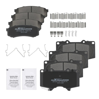 Front & Rear Ceramic Brake Pads Kit for Lexus GX470 (2003–2009), Toyota Sequoia (2001–2007)