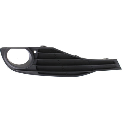 Fog Light Trim Set for BMW 320i (2012–2015) Left & Right Black Plastic