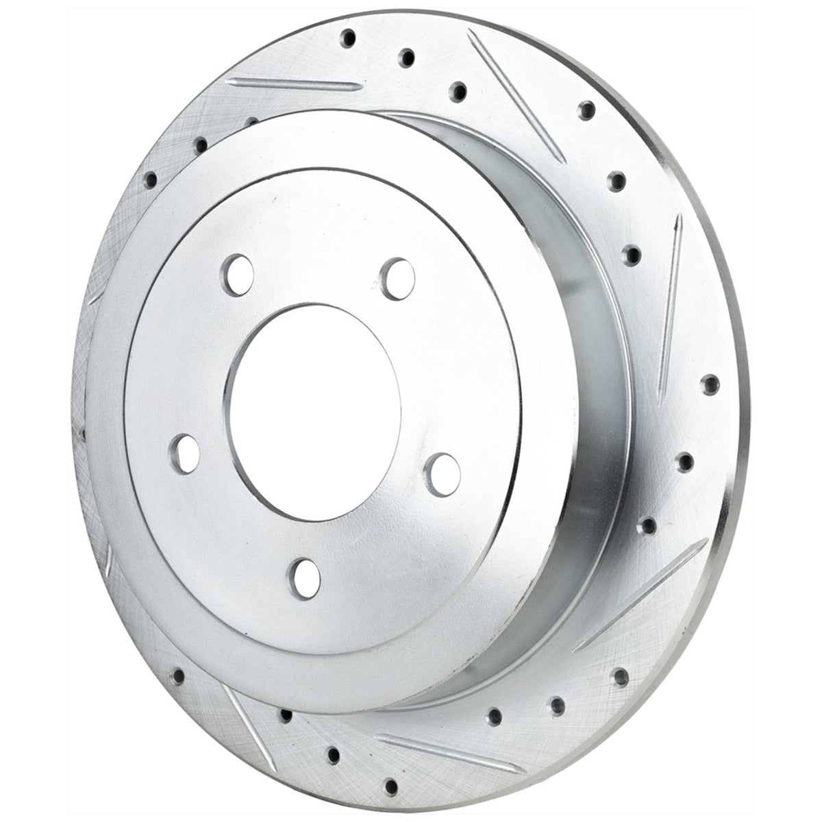 Brake Disc & Pad Set for Ford F-150 (2000-2003) Drilled & Slotted