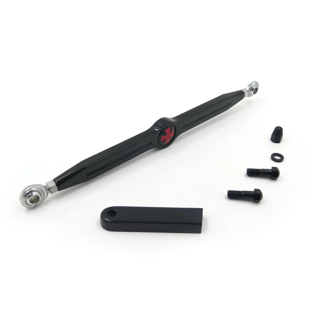 Maltese Cross Black Gear Shift Linkage for Harley Fatboy 2000-2023