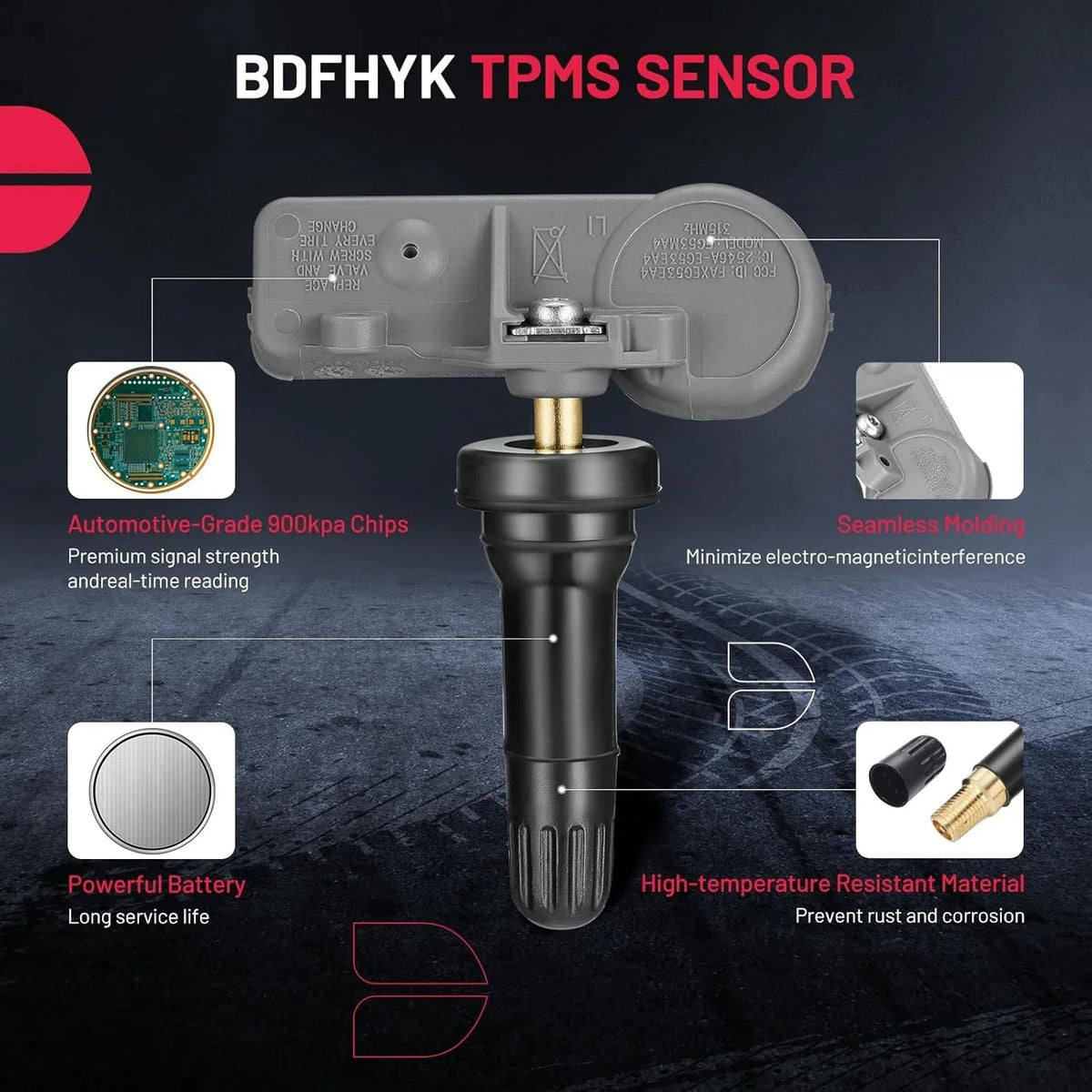 TPMS Sensor Set for Cadillac Escalade ESV (2007–2018) 315MHz 6.2L