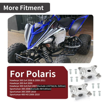 Rear Hub Assembly Set + Bolt for Polaris Sportsman 400 4x4 2008-2010