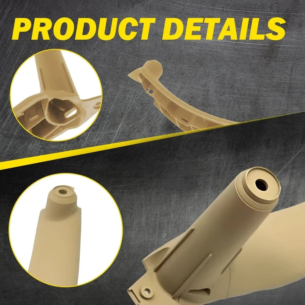 3PCS Inner Pull Handle Trim Covers for BMW X5 X6 E70 Beige 2008-2014