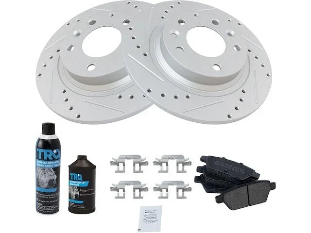 Rear Brake Pad and Rotor Kit for Mazda 6 (2006–2013) GQ444HN