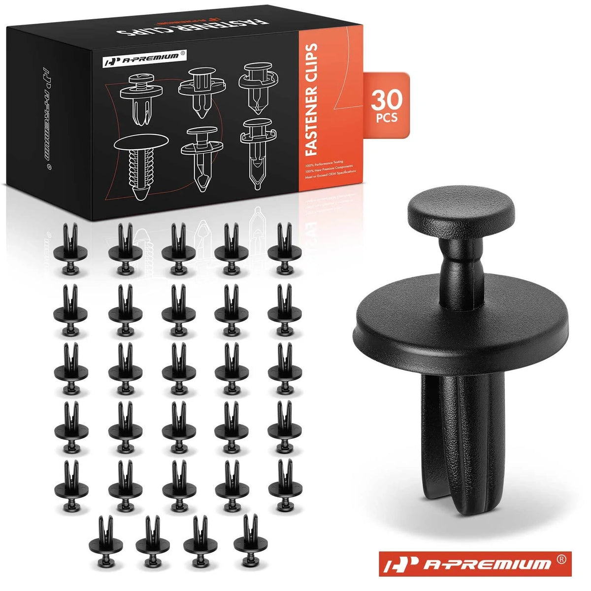 30Pcs Nylon Bumper Fender Liner Retainers for Jeep