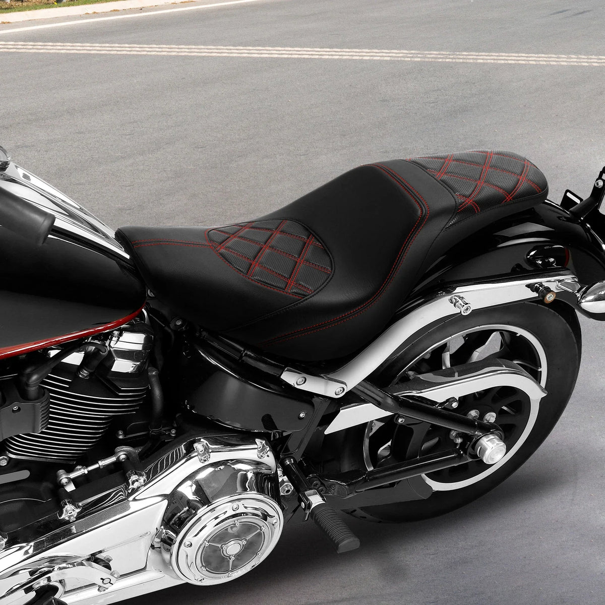 Rider Driver Passenger Seat for Harley Softail Low Rider FXLR FXLRS (2018–Present)