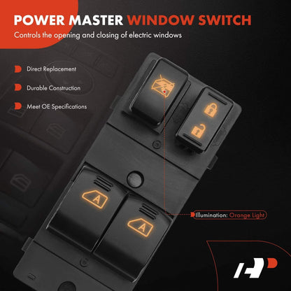Left Front Power Window Switch for Nissan 370Z 2010-2019