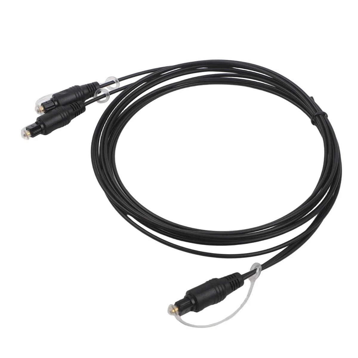 Optical Audio Splitter 1 Input 2 Output for Home Theater Setup