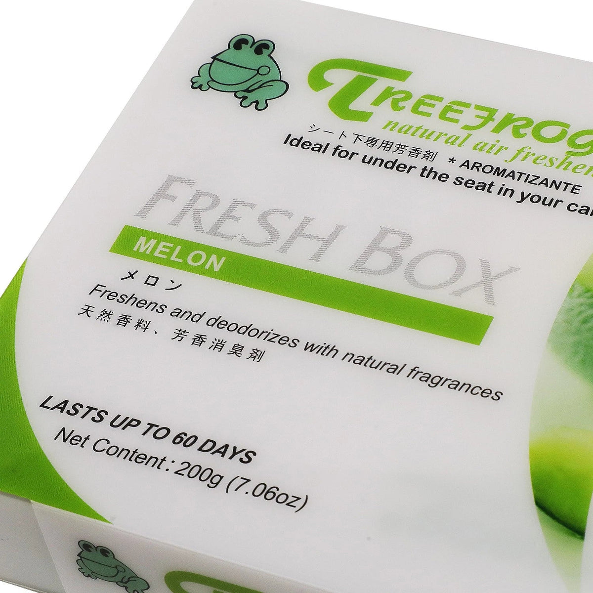 Treefrog Freshbox Air Freshener for Auto Car Office Home (200g, Melon Scent)