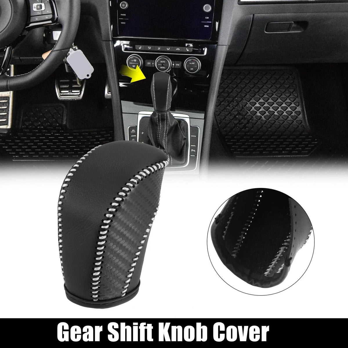 Gear Shift Knob Cover for Volkswagen Jetta Tiguan CC (2011–2019)
