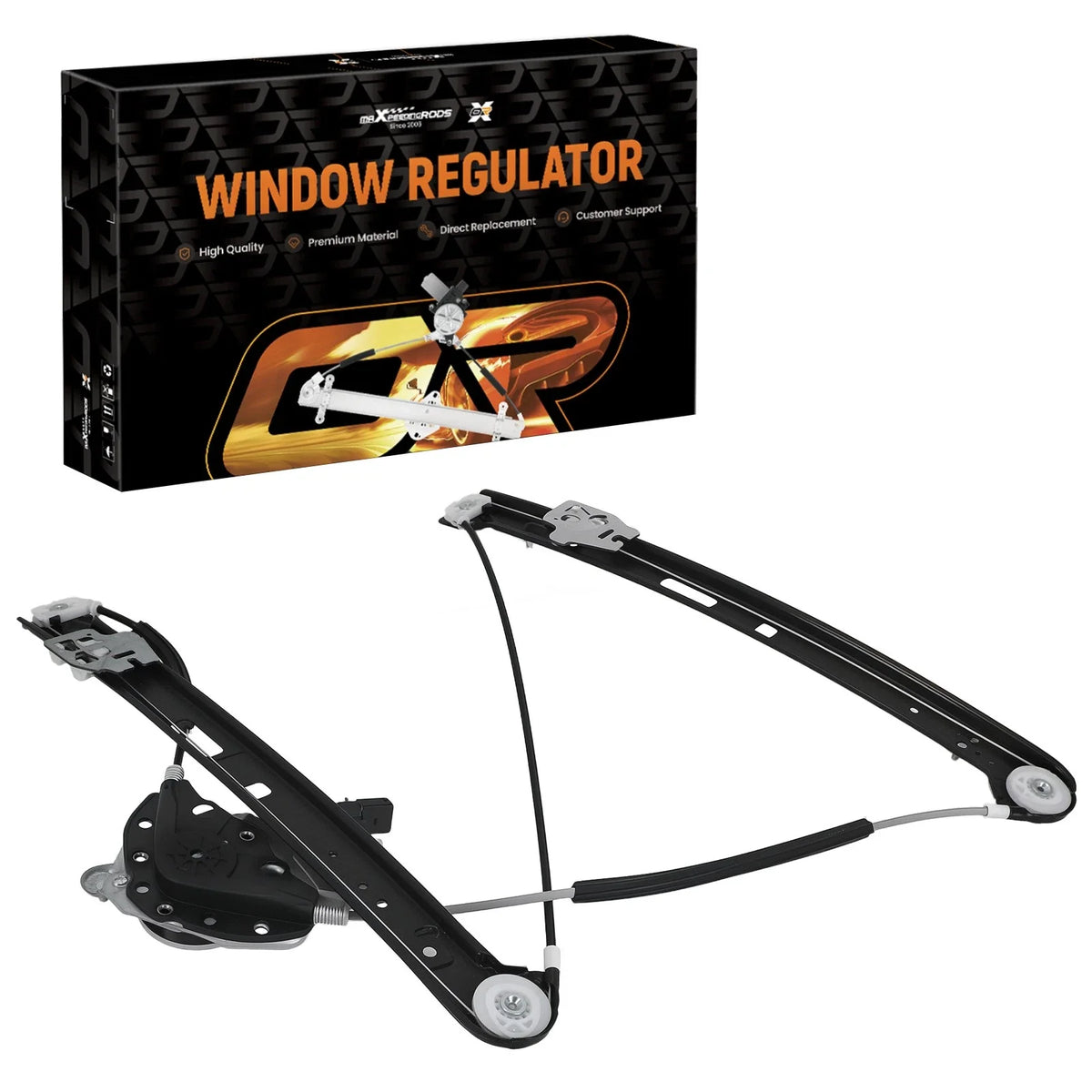 Power Window Regulator with Motor for BMW 320i 325i Sedan (2001–2005)