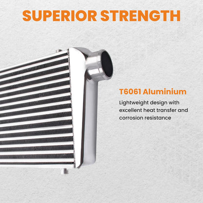 Front Mount Intercooler - Tube & Fin 600x300x76mm with 3" In/Outlet