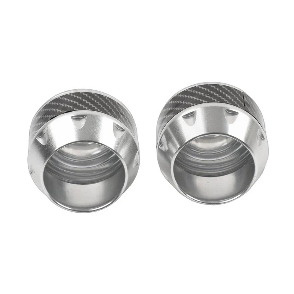 Motorcycle Crash Protection Silver Front Fork Frame Sliders